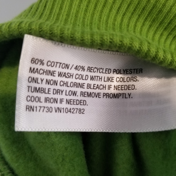 Women's Quarter Zip Sweatshirt - A New Day Green XL - Picture 7 of 7